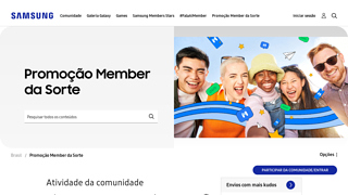 Promoo Samsung Member Da Sorte